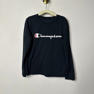 Champion Black Long Sleeve Graphic Shirt Boys 6
